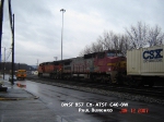 BNSF 857  Ex- ATSF  C40-8W  Jan 12, 2007